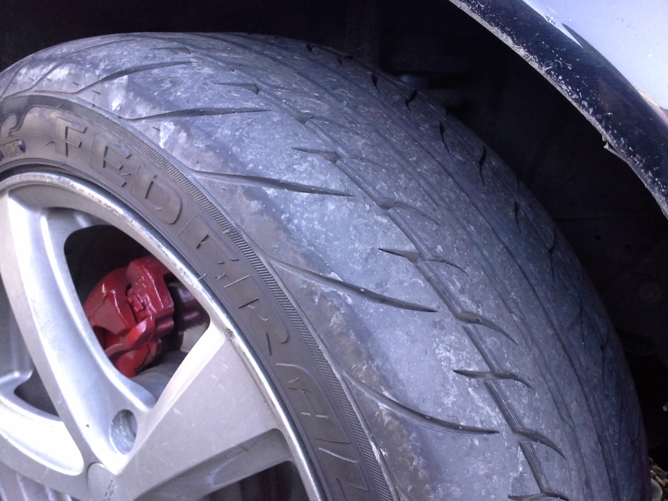 резина FEDERAL 595EVO 215/45/17 — Toyota Chaser (100), 2,5 л, 2000 года ...