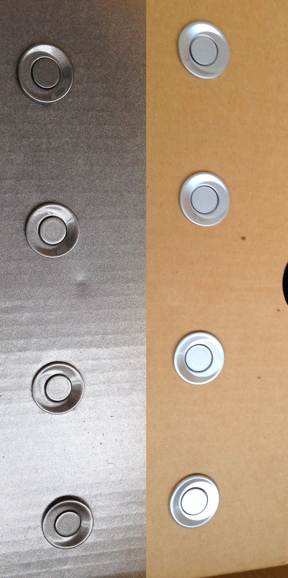 Покраска датчиков парктроника и снятие шильдика с капота — LADA 2114, 1 ...