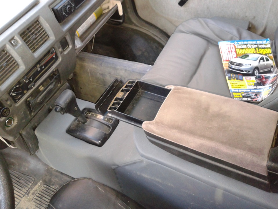 Изготовление подиума под селектор АКПП — ГАЗ Газель, 2,5 л, 2001 года ...