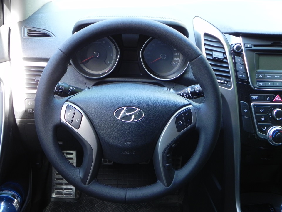 Как снять руль i30 Перетяжка руля кожей - Hyundai i30 (2G), 1,4 л, 2012 года тюнинг DRIVE2