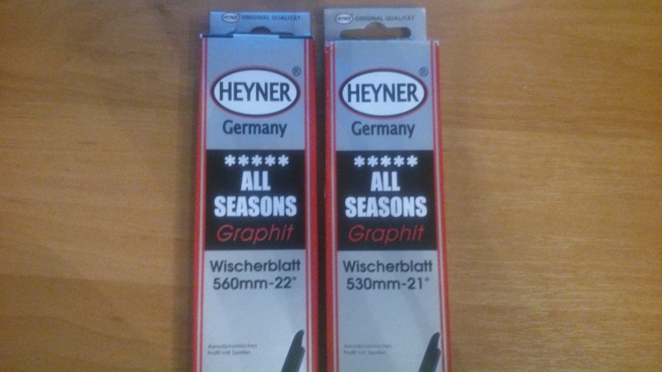 Бескаркасные щетки стеклоочистителя Heyner All Seasons Graphit — FIAT ...