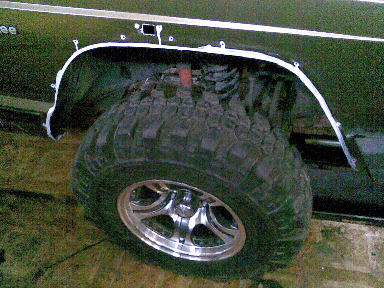 Арки и лифт — Jeep Cherokee (XJ), 4 л, 1994 года | тюнинг | DRIVE2