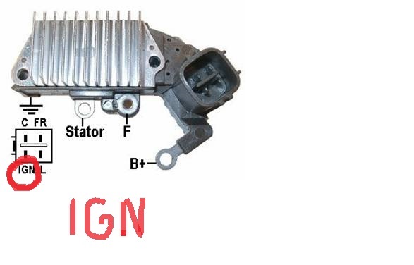 Переделка регулятора напряжения генератора тойота