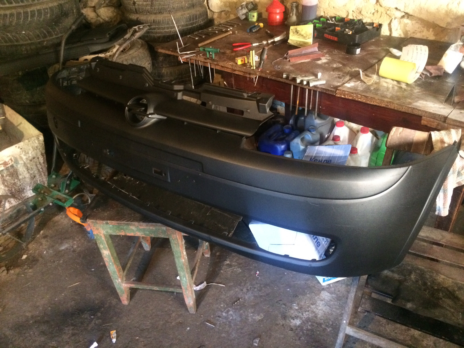 Покраска бампера пластидипом! — Opel Combo C, 1,3 л., 2005 года ...