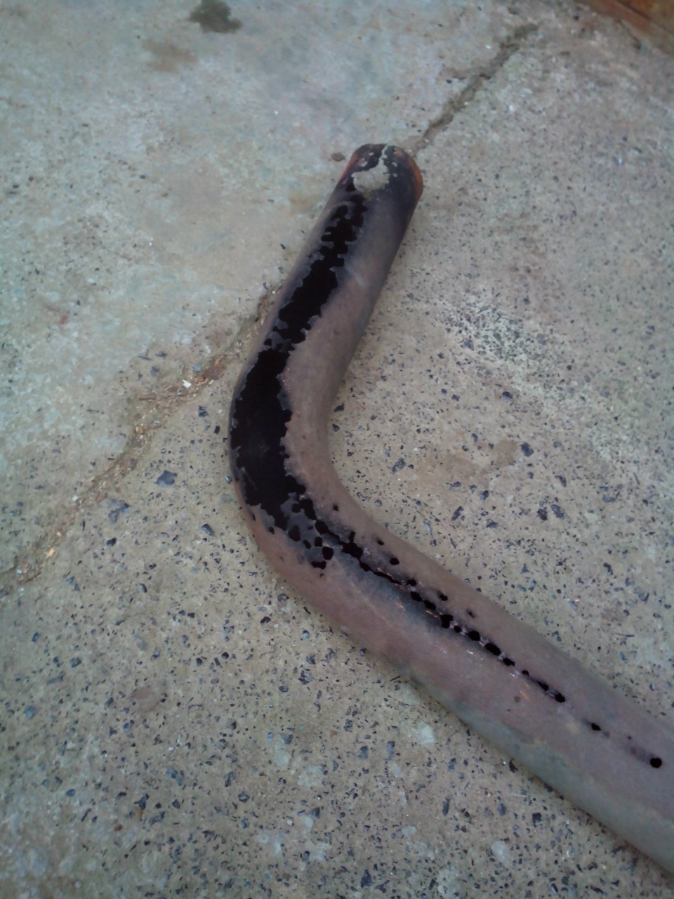 Прогорела труба глушителя — Volkswagen Caddy (3G), 1,9 л, 2006 года ...