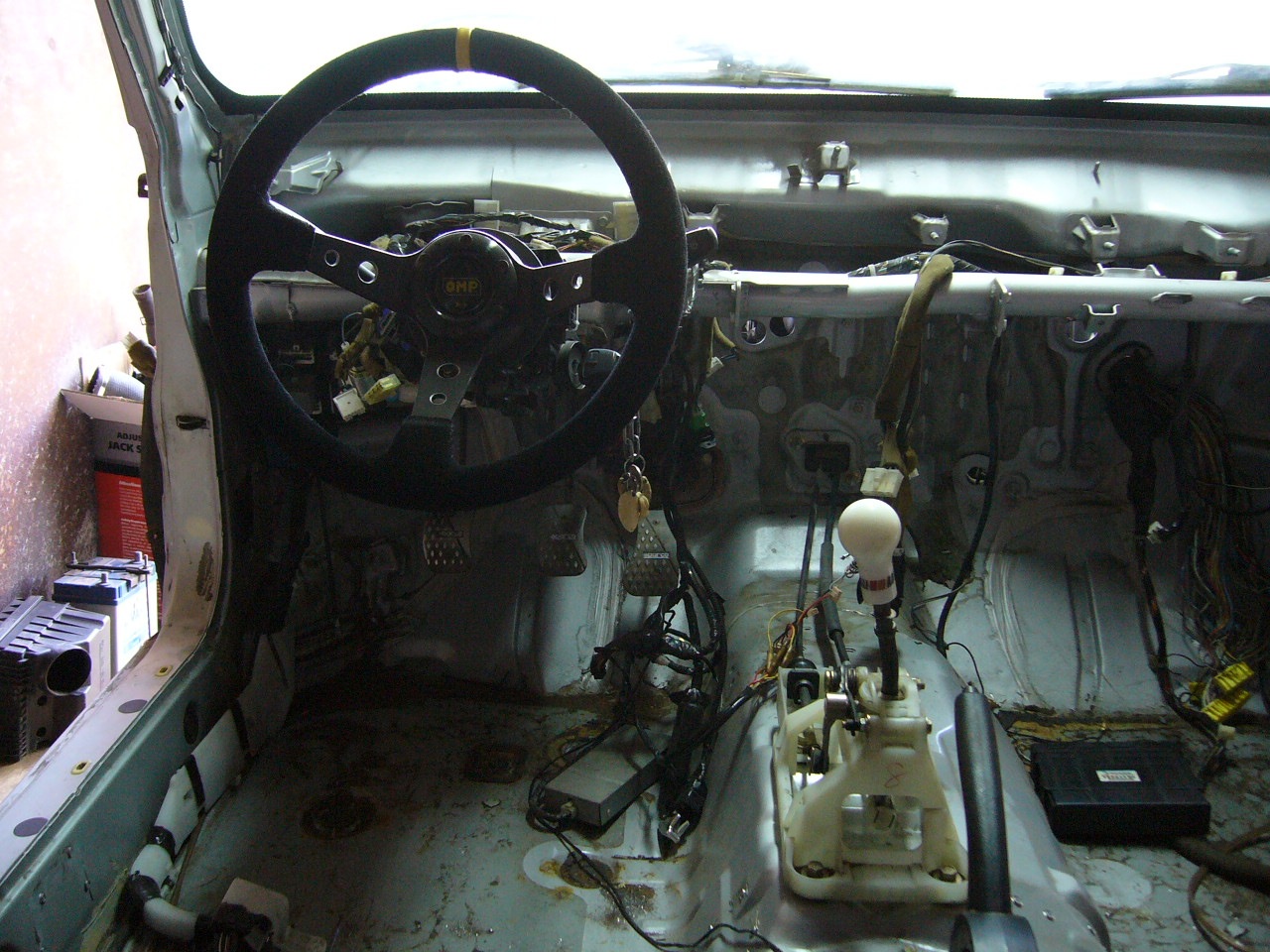 вид со стороны водителя — Mitsubishi Lancer Evolution VI