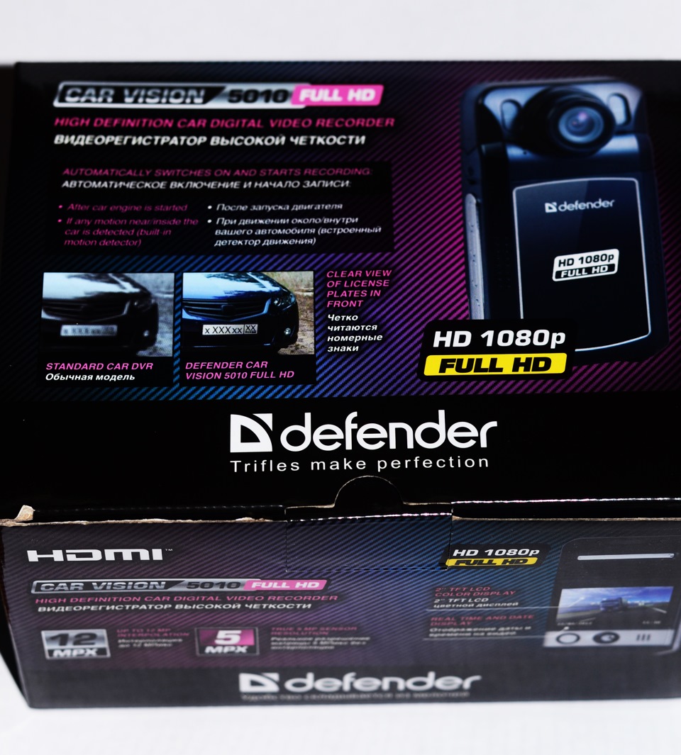 Видеорегистратор defender car vision 5110 инструкция