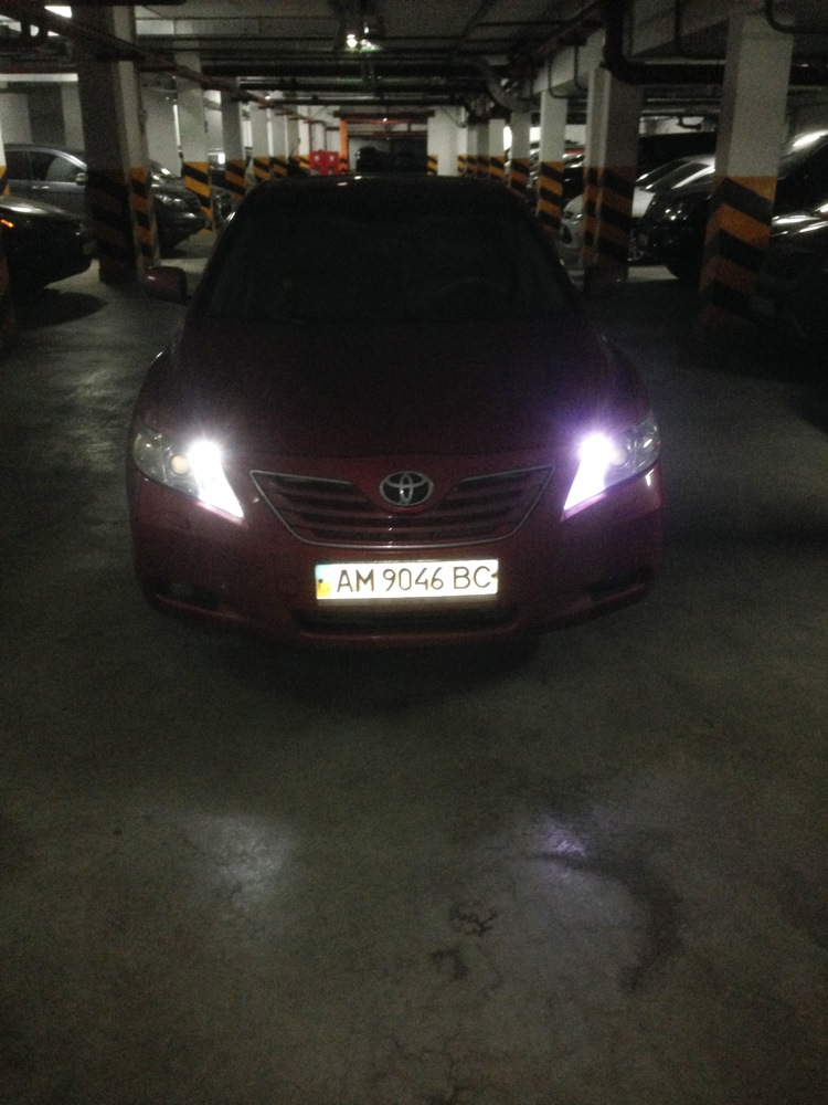 Габариты светодиодные — Toyota Camry (XV40), 3,5 л, 2006 года ...