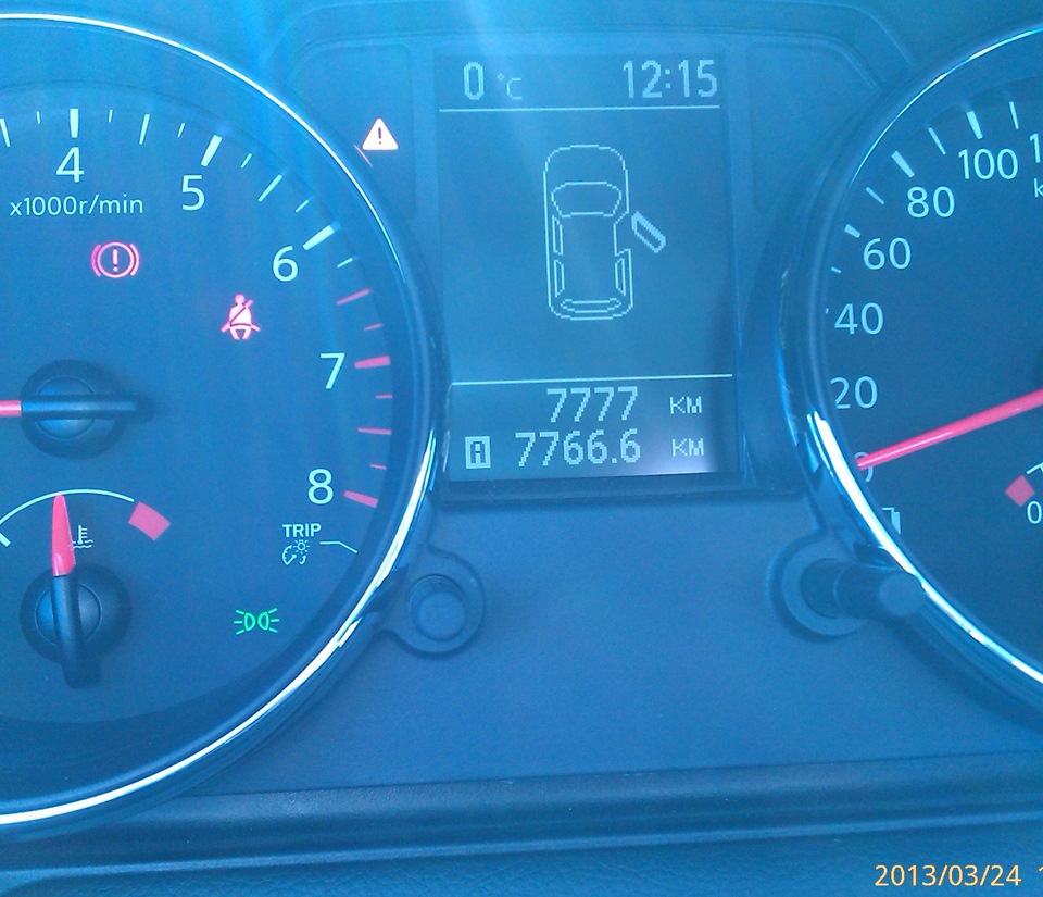 Просто так 7777км — Nissan Qashqai (1G), 1,6 л, 2012 года | заправка ...