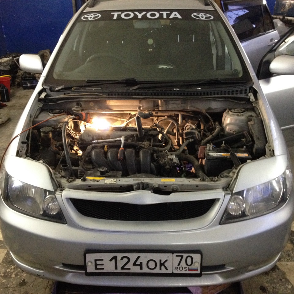 Была Пятница, Пятница 13! — Toyota Corolla Fielder (E120), 1,8 л, 2001 ...