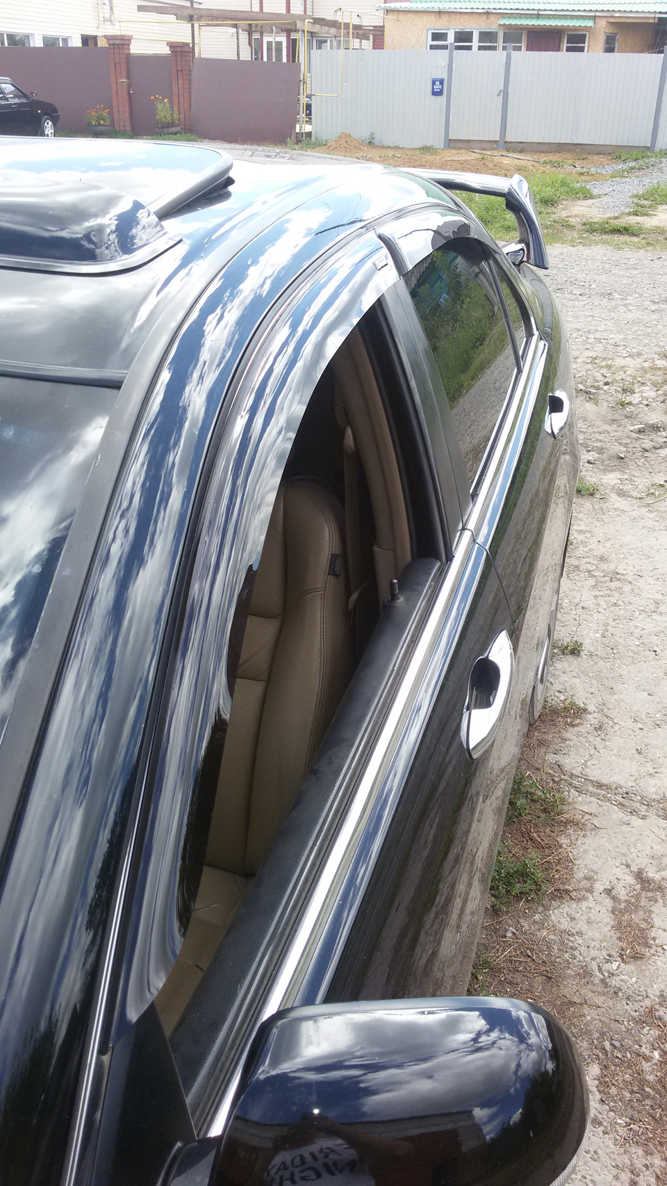 Замена дефлекторов окон — Honda Accord (7G), 2,4 л, 2008 года | своими ...