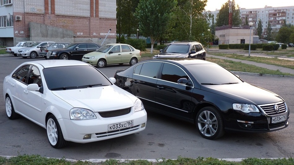 Lacetti Optra 2008 Tuning белая