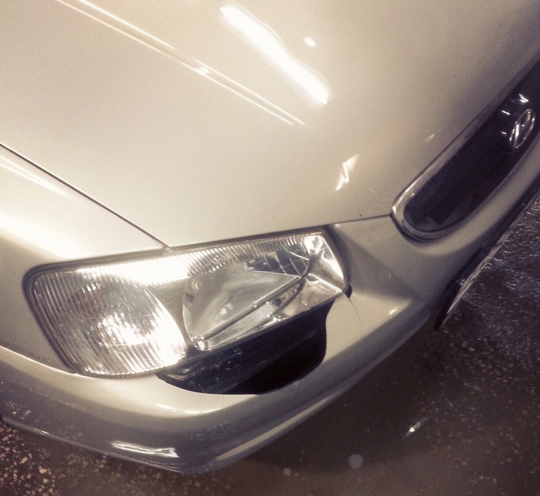 #6 Фингал под правый глаз — Hyundai Accent (2G), 1,5 л, 2008 года | ДТП ...