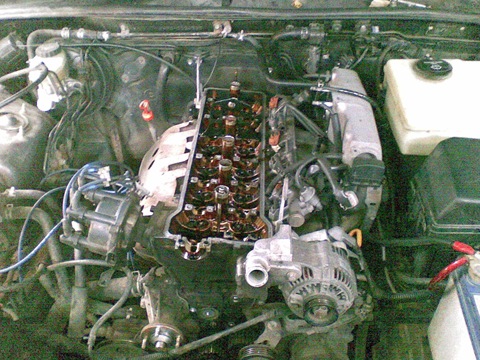 Replacing the timing MSC and  - Toyota Mark II 20 l 1993