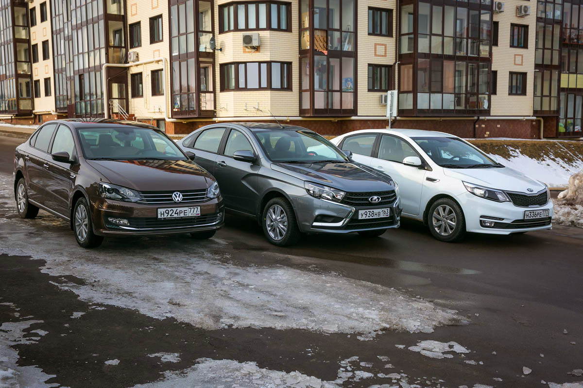 Hyundai Solaris Kia Rio Volkswagen Polo