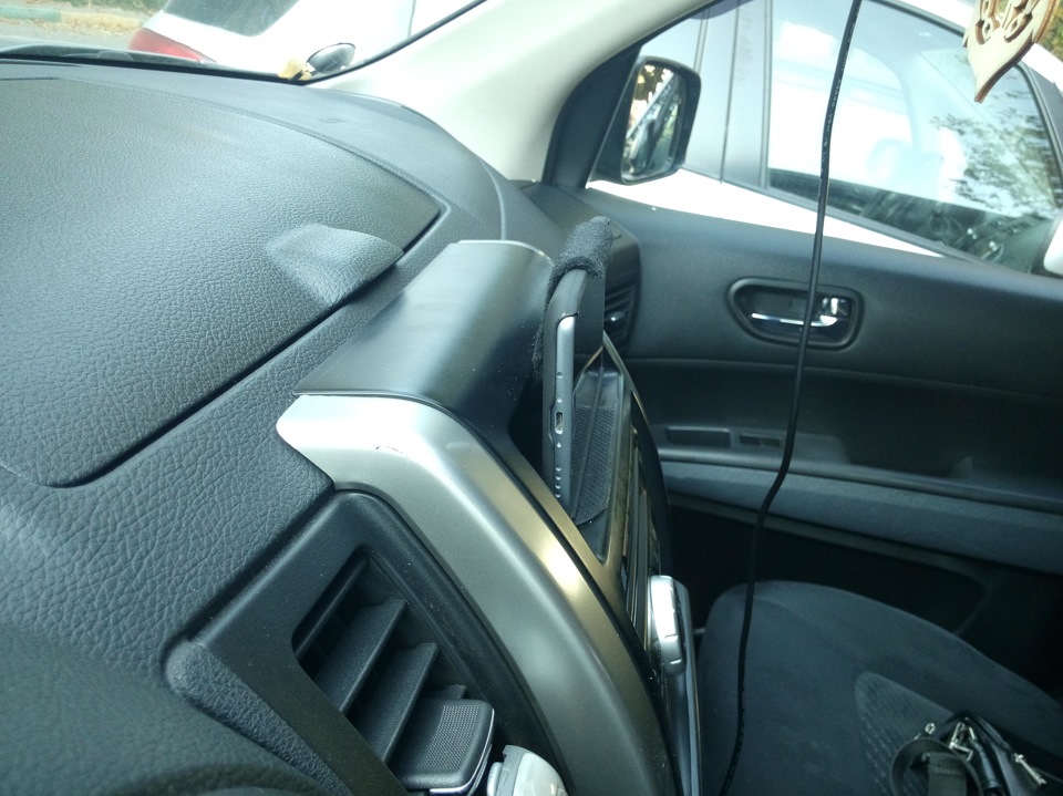 Держатель для телефона — Nissan X-Trail II (t31), 2 л, 2011 года ...