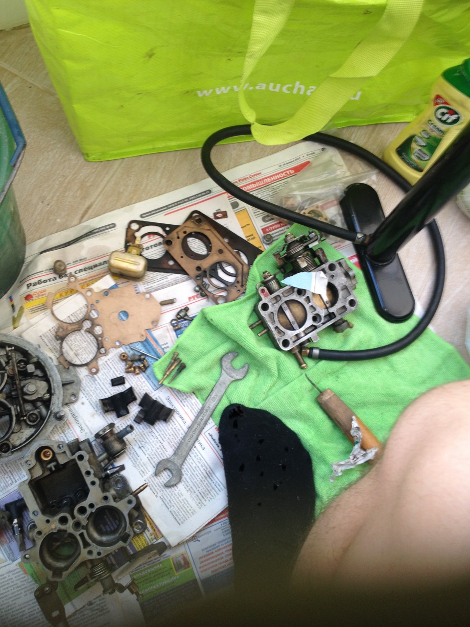 чистка карбюратора — ГАЗ 31029, 2,4 л., 1995 года | своими руками | DRIVE2