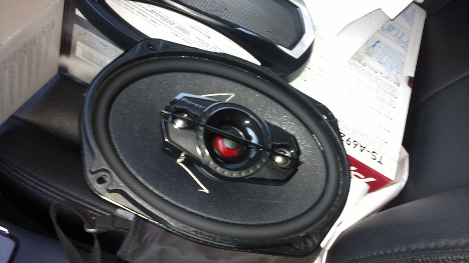 Колонки PIONEER TS-A6924I — Mitsubishi Galant (9G), 2,4 л, 2009 года ...