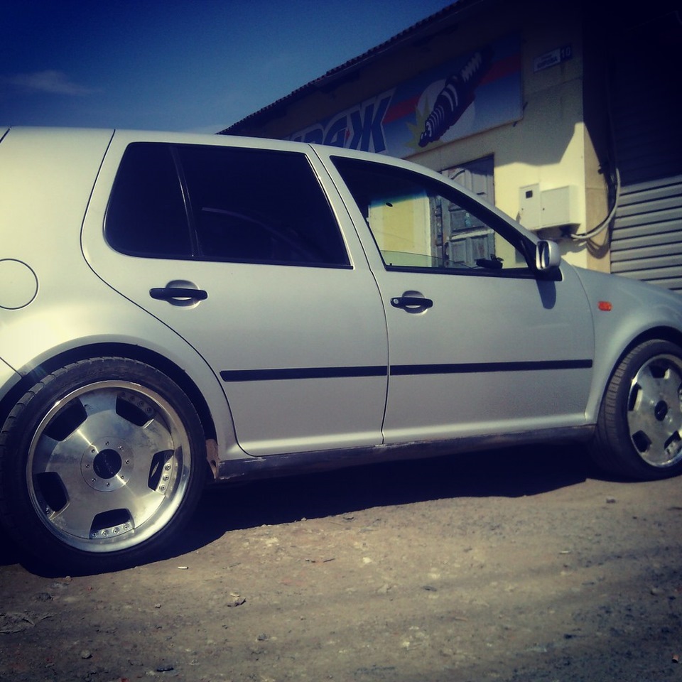 Долгожданная установка колес — Volkswagen Golf Mk4, 1,6 л, 1998 года ...