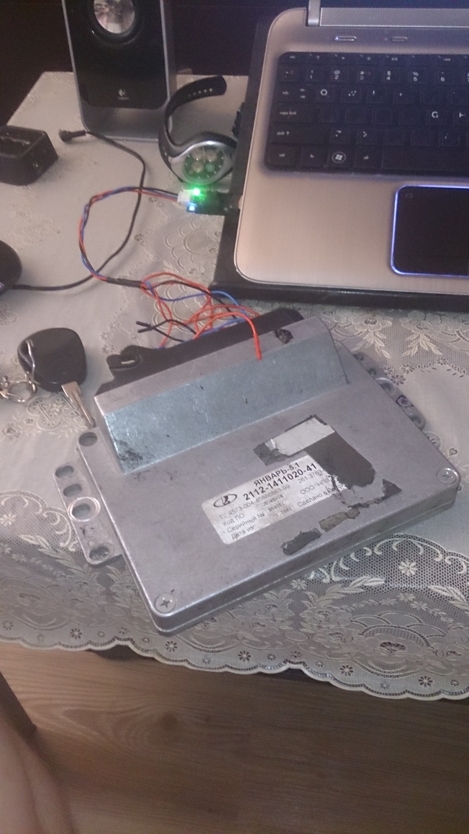 Замена правой гранаты) новые опоры двигателя приора -2) прошивка января ...