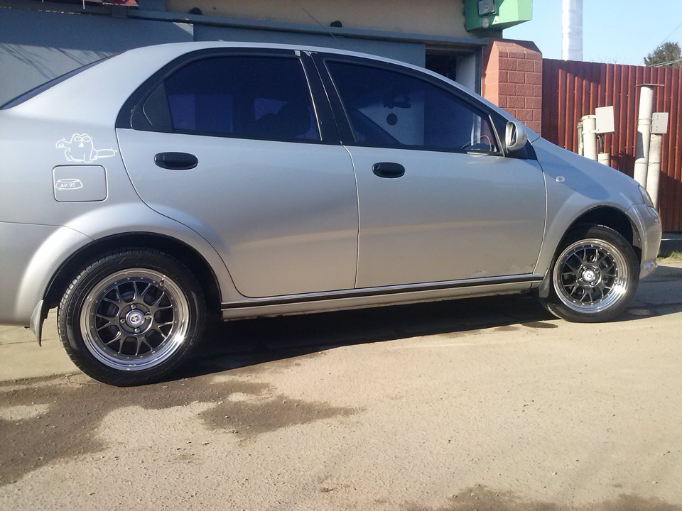 Новые диски… — Chevrolet Aveo Sedan (1G), 1,5 л, 2005 года | колёсные ...