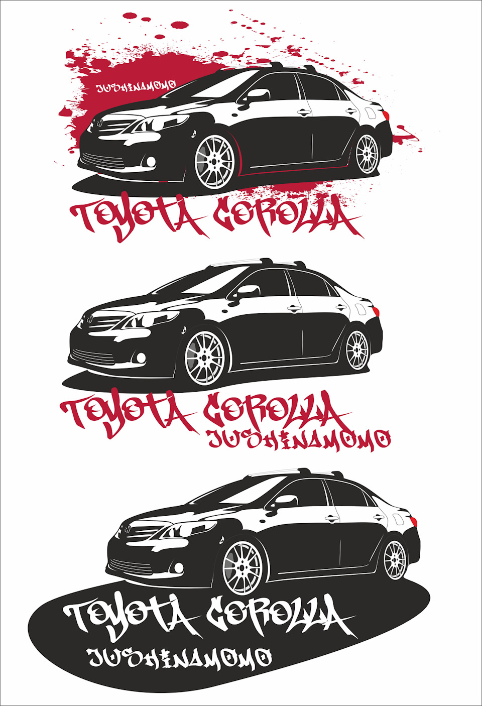 Арт объект — Toyota Corolla (140/150), 1,8 л, 2008 года | стайлинг | DRIVE2
