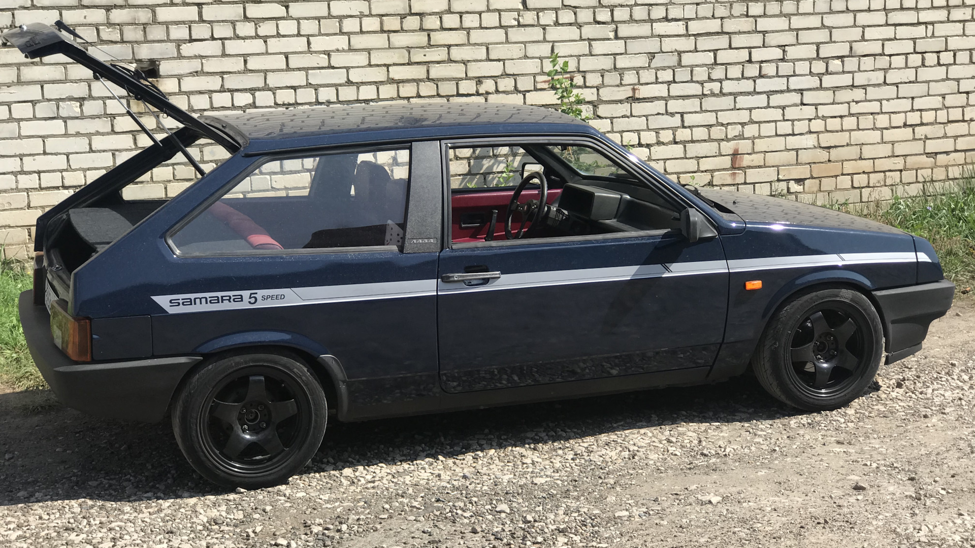 Lada 2108 1.6 бензиновый 1989 | Малиновый салон на DRIVE2