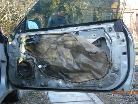 door soundproofing - Toyota Corolla Levin 20 l 1996