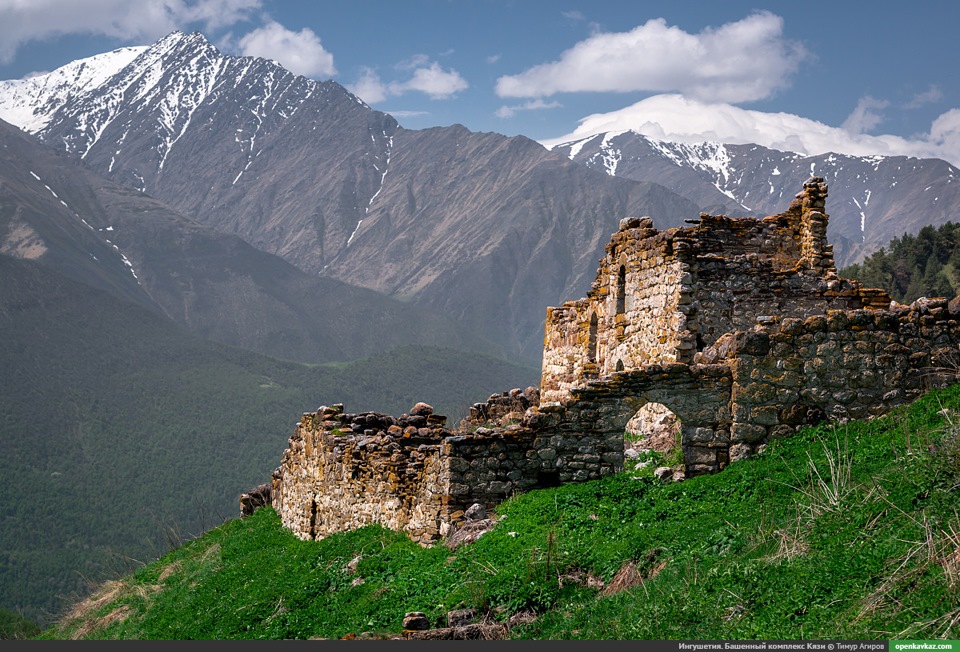 Корабль в горах Ингушетии