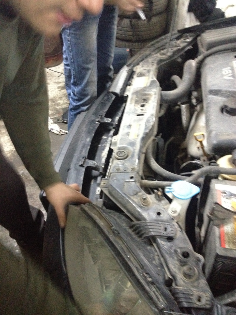 Ксенон в ПТФ и диоды в габариты — Chevrolet Lacetti 5D, 1,6 л, 2007 ...