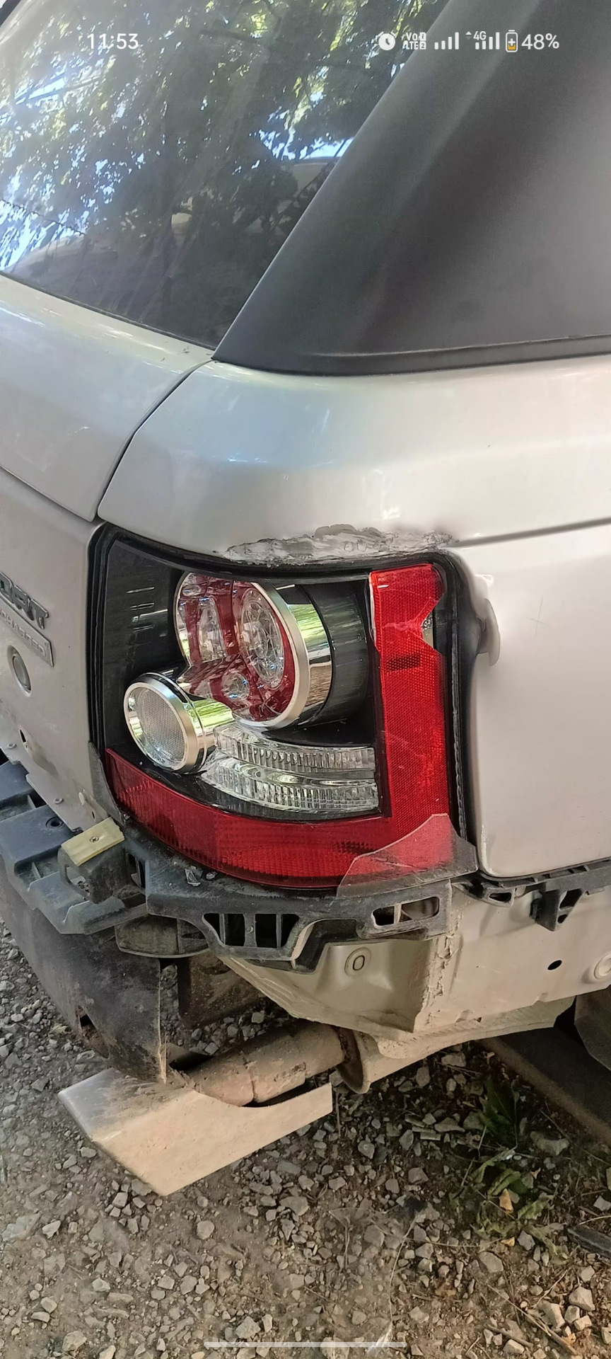 Ремонт кузова — Land Rover Range Rover Sport (1G), 4,2 л, 2005 года ...