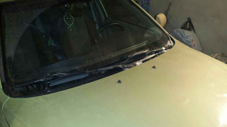 Установка спойлеров на поводки стеклоочистителя — Hyundai Elantra (3G ...