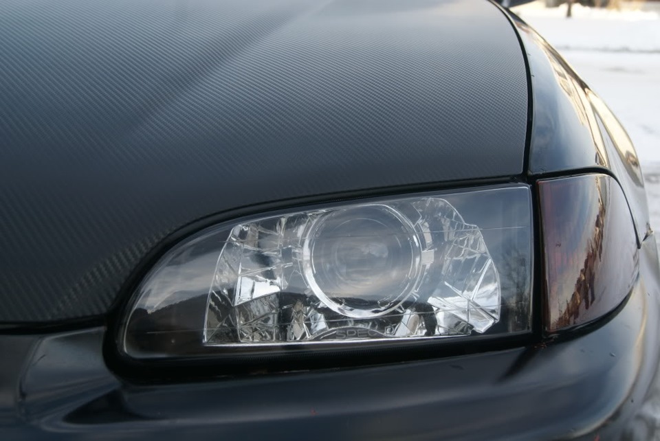 stanley denji retrofit headlight — Honda Civic Ferio (5G), 2 л, 1993