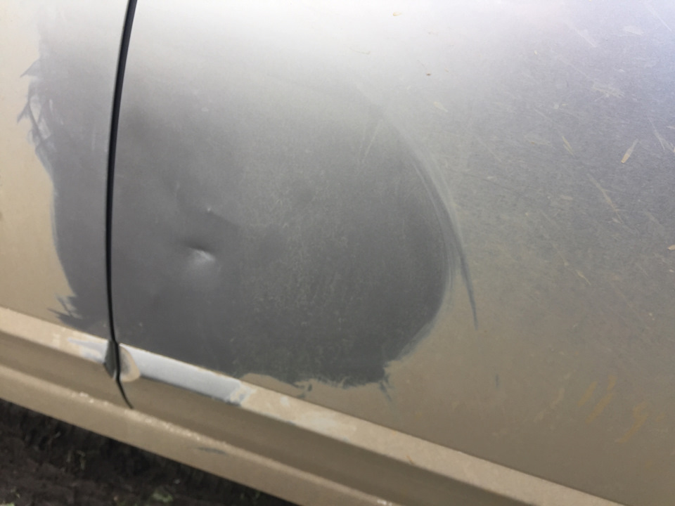 Восстановление двери по технологии pdr ( без покраски ) — Honda Civic ...