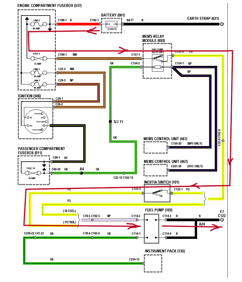 Электросхема rover