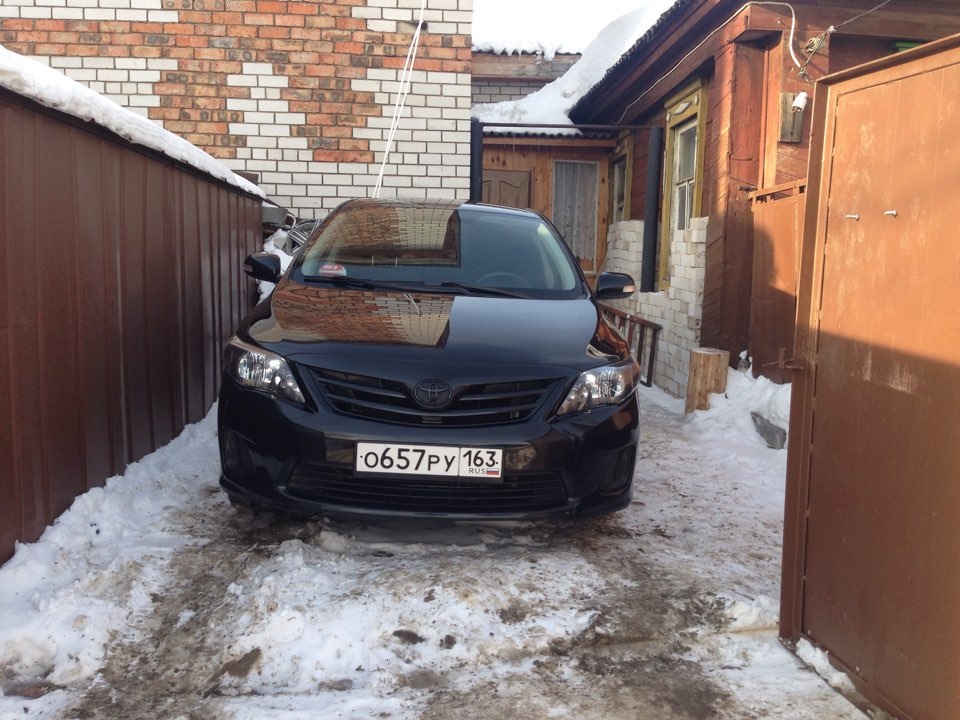 Противотуманки, эффект ксенона! — Toyota Corolla (160), 1,6 л, 2012 ...