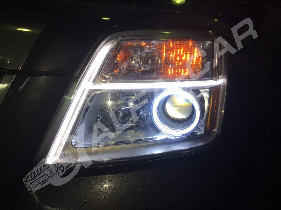 GMC Terrain. Продолжение тюнинга передних фар. Стелс-ДХО. — Alfa-Car на ...