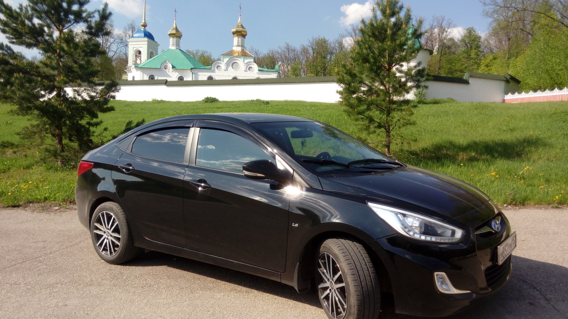 Hyundai Solaris 1.6 бензиновый 2013 | Черный черный Продан на DRIVE2