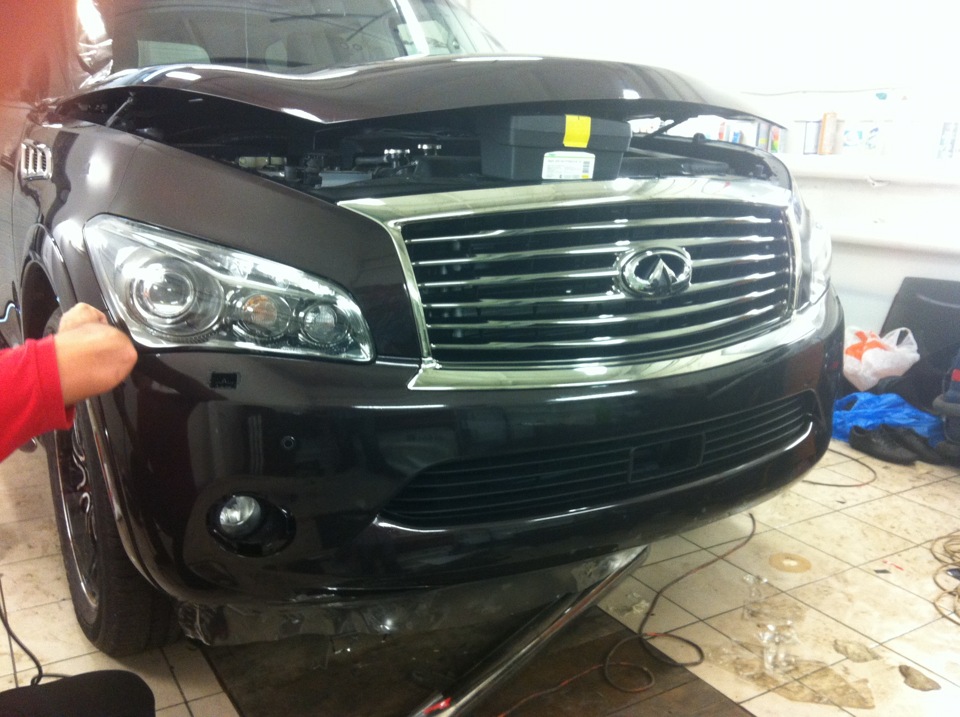 Защита от сколов — Infiniti QX (3G), 5,6 л, 2012 года | другое | DRIVE2
