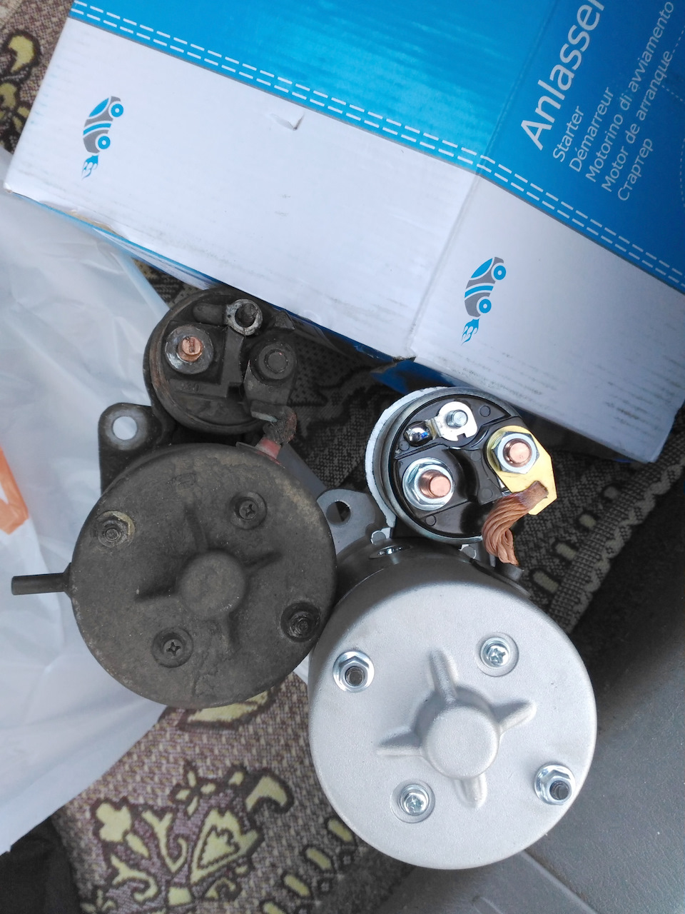 расположение стартера ниссан примера р11