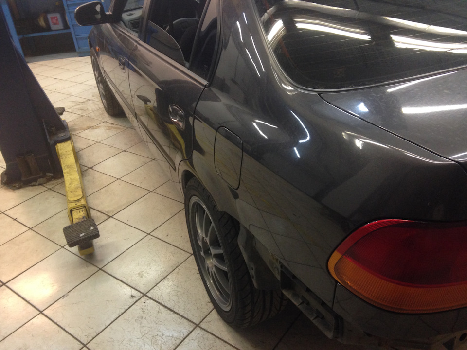 Проставки — Honda Civic (6G), 1,6 л, 1998 года | колёсные диски | DRIVE2