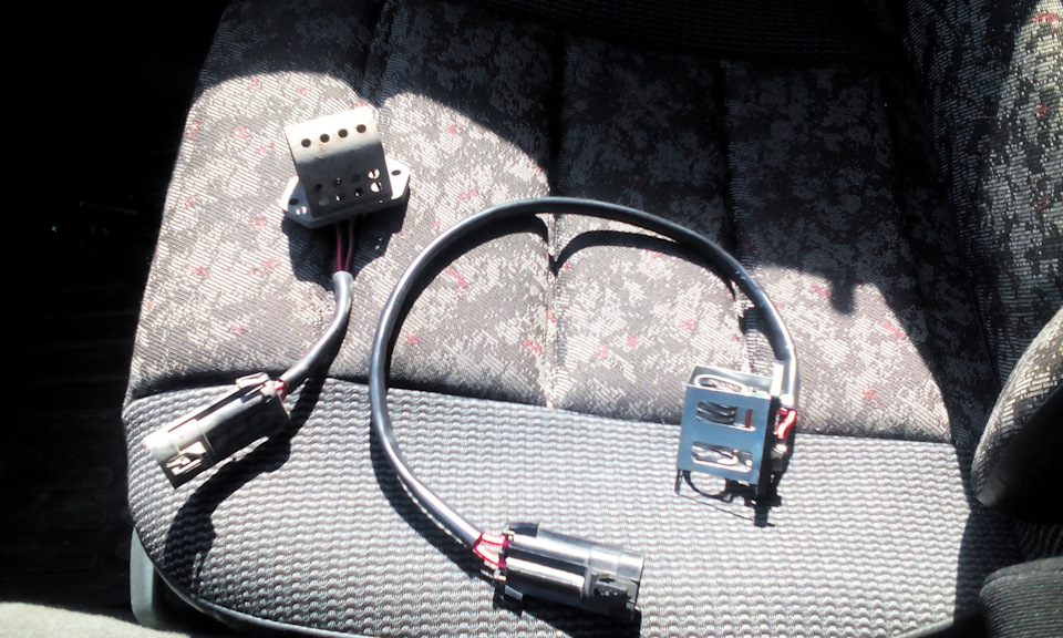 Замена дополнительного резистора основного вентилятора системы ...