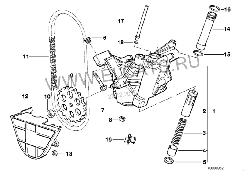 Ремонт маслонасоса М62Б44ТУ — BMW X5 (E53), 4,4 л, 2000 года | запчасти ...