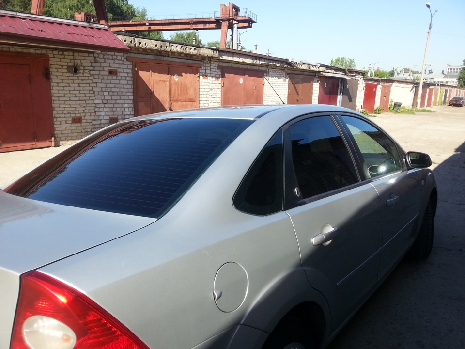 20. — Тонировочка ФФ2 5% — Ford Focus Sedan II, 1,6 л, 2006 года ...