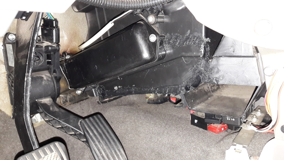 замена радиатора печки и термостата — Lada Калина универсал, 1,4 л ...