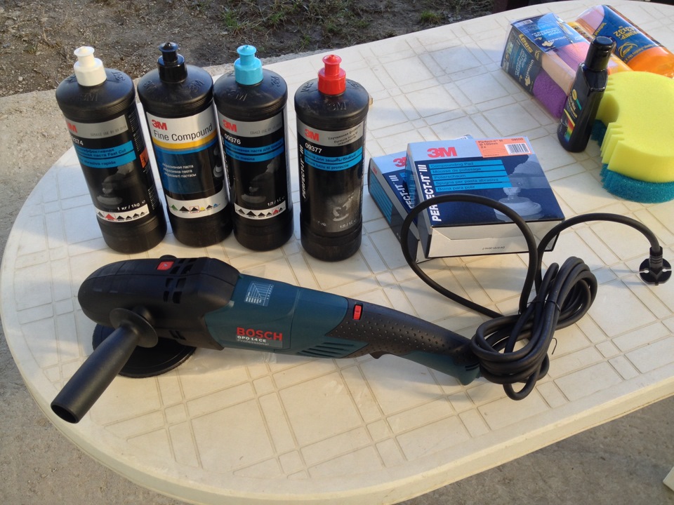 Полировка мелких царапин и сколов — BMW 3 series Coupe (E92), 2 л, 2010 ...