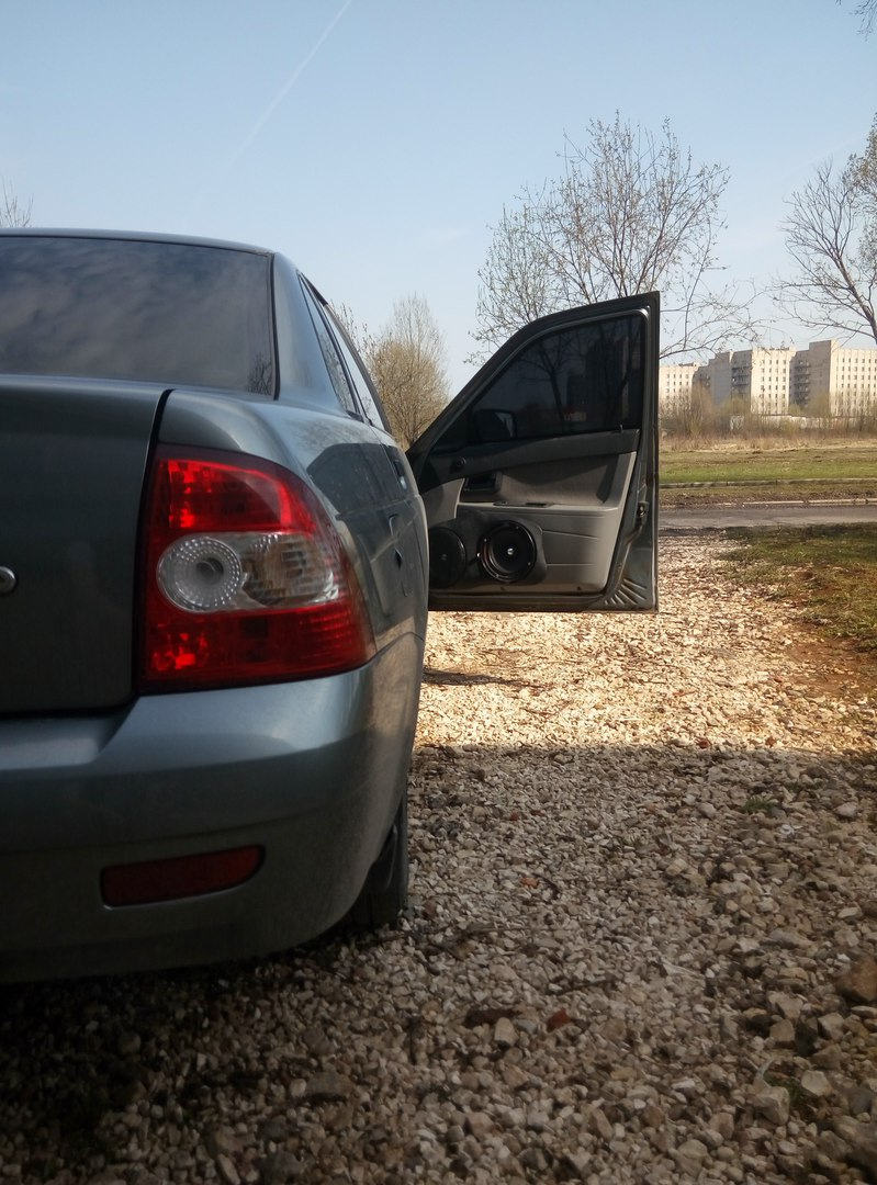 Мой автозвук…Нужен ещё моноблок, подскажите — Lada Приора седан, 1,6 л,  2008 года | автозвук | DRIVE2