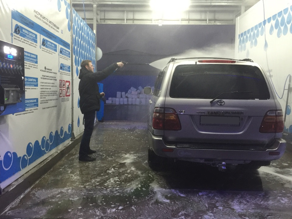 Сколько стоит помыть крузак ! — Toyota Land Cruiser 100, 4,7 л, 1999 ...