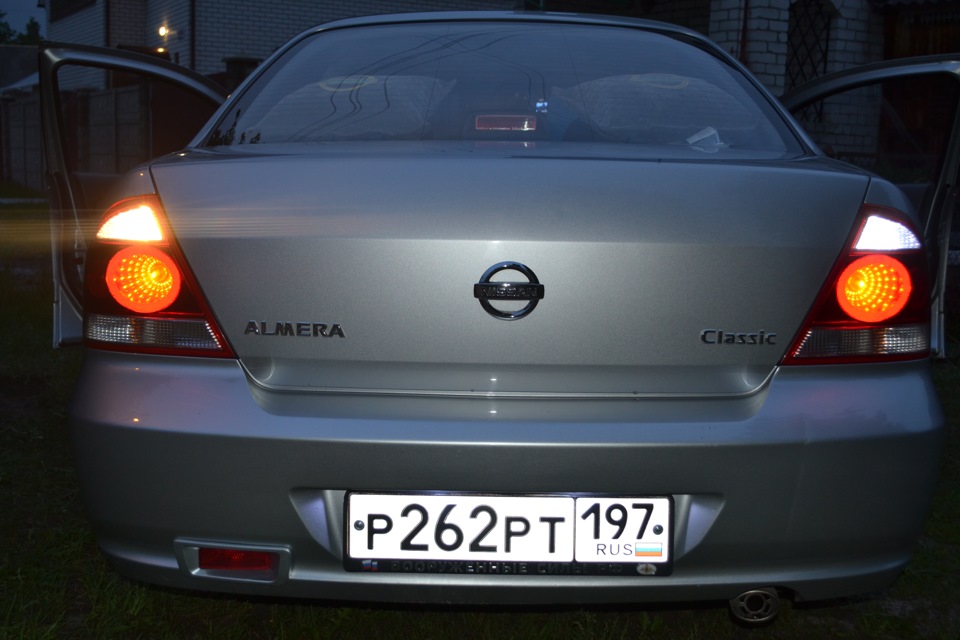 nissan almera classic лампочки