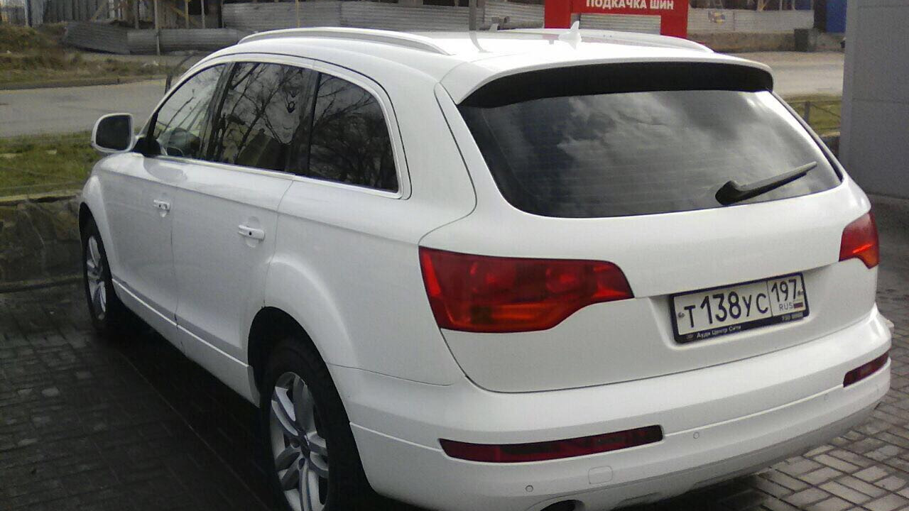 Audi Q7 (1G) 3.6 бензиновый 2009 | белоснежная стерва на DRIVE2